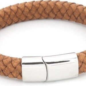 Armband leer lichtbruin