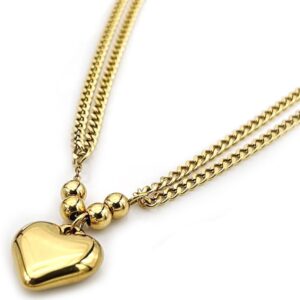 Ketting hart goud