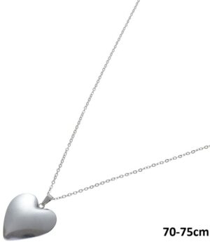 Ketting hartje zilver
