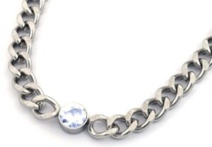 Ketting met parel zilver
