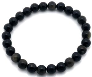 Armband stones Obsidian