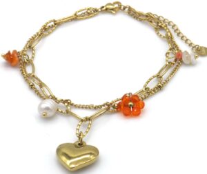 Enkelbandje Hartje goud