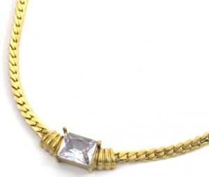 Ketting goud CZ