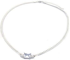 Ketting zilver CZ