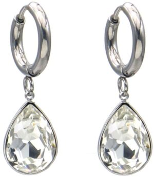 Oorbellen Crystal zilver