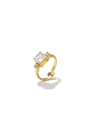 Ring Zirconia goud