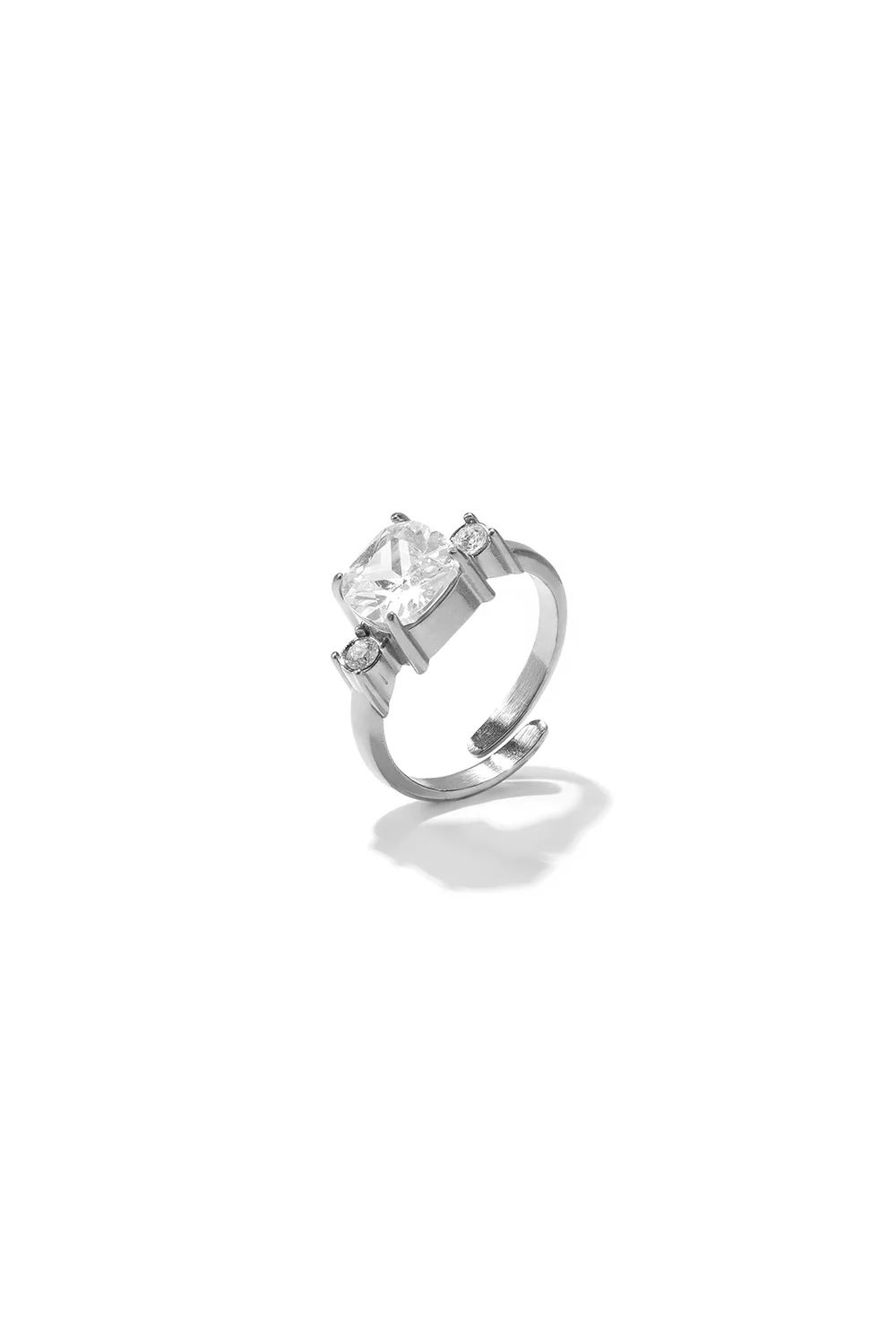 Ring Zirconia zilver