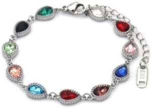 Armband Crystals zilver